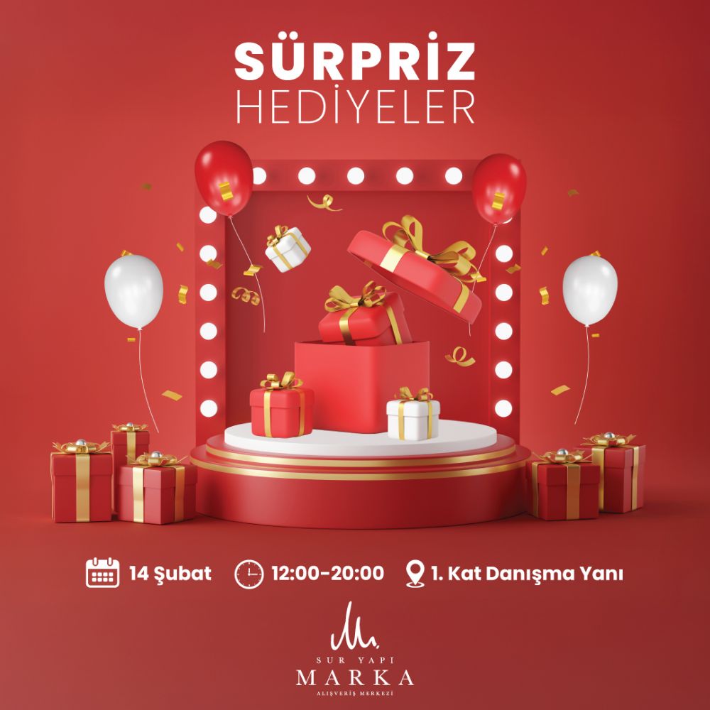 Sur Yap� Marka Avm'den S�rpriz Hediyeler 14.02.2026