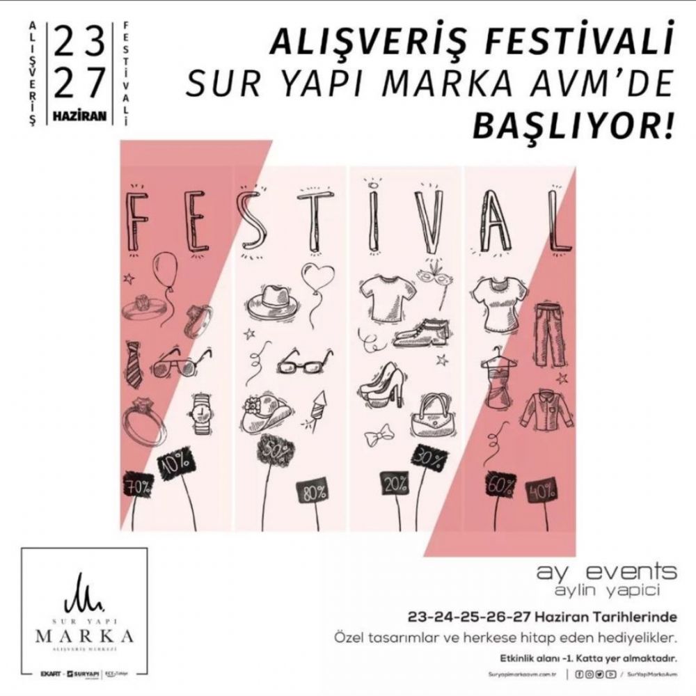 Alşveriş Festivali 23-27 Haziran